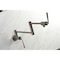 Kingston Brass KS4108ZL Wall Mount Pot Filler, Brushed Nickel KS4108ZL - alternate 4